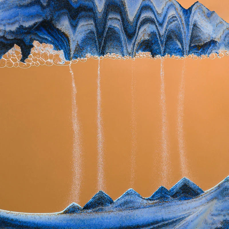 3D Deep Sea Sandscape & Moving Sand Art Picture With - Bforbazaar