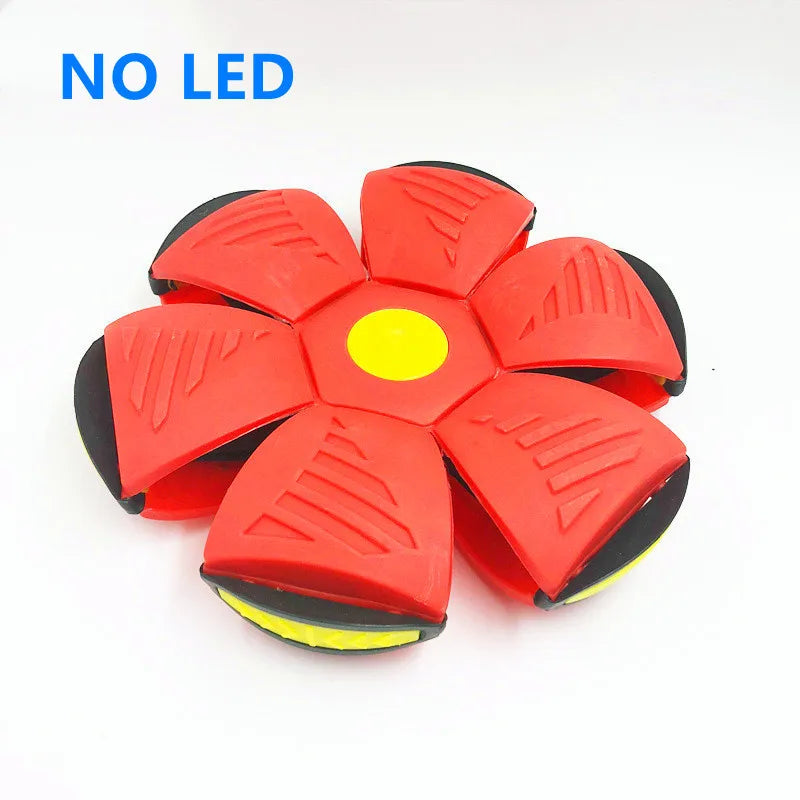 Flying Saucer Ball Magic Deformation Ufo With Led Light Flying - Bforbazaar