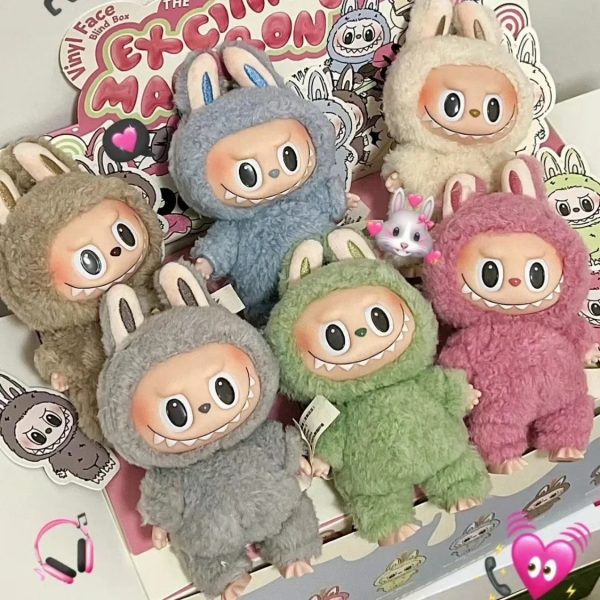 Labubu Doll - 10Cm Pop Mart Collectible Toy (Random Color) - Bforbazaar