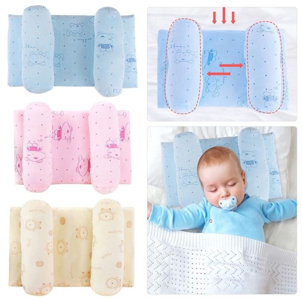 Newborn Head Shaping Pillow – Anti Flat Head Support Cushion