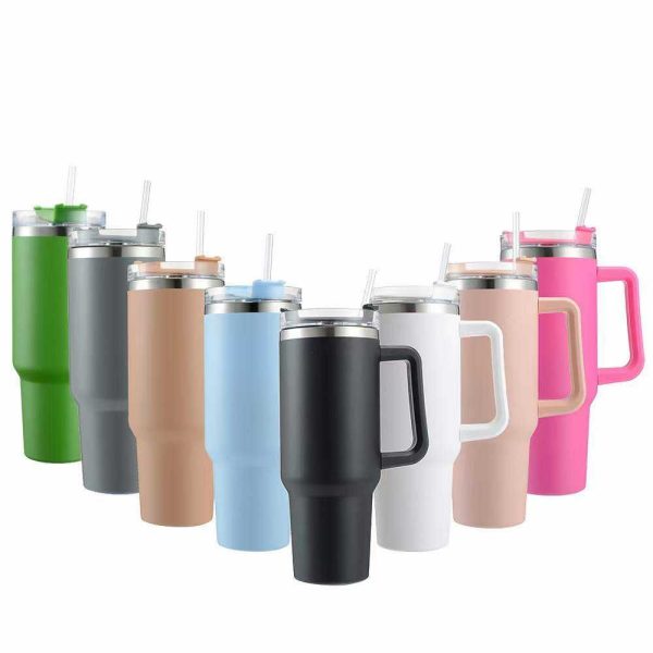💧 Stanley 40oz Insulated Tumbler – Leakproof, Hot & Cold, Travel Mug w/ Straw & Box