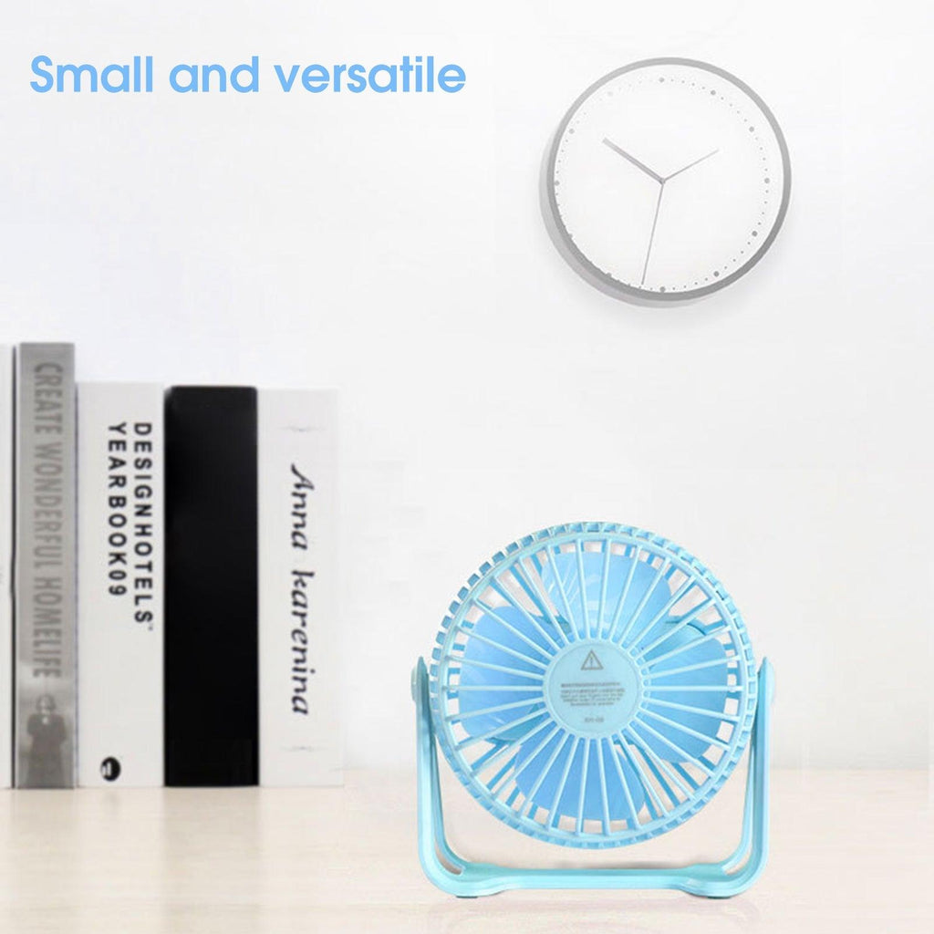 360 Degree Rotatable Quiet Mini Fan - Bforbazaar