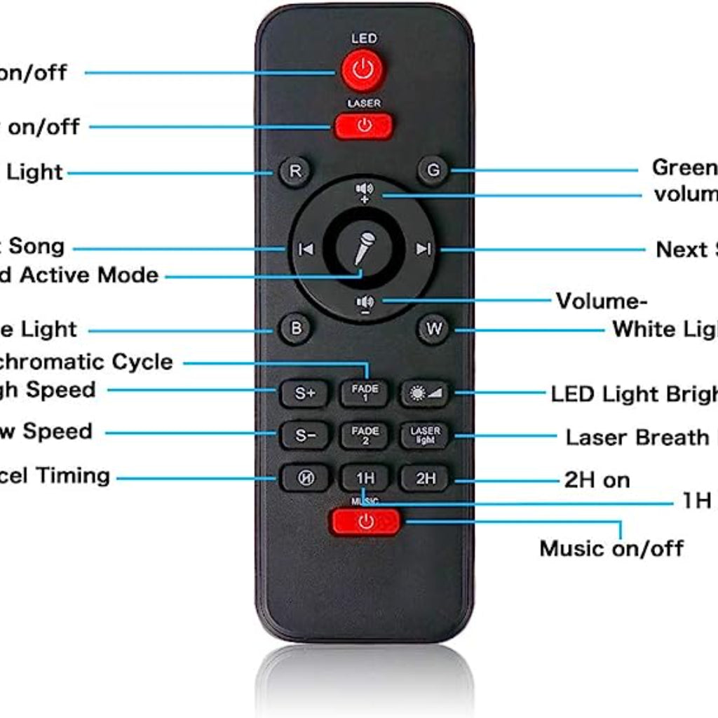 LED Galaxy Star Light Starry Projecter - Bforbazaar