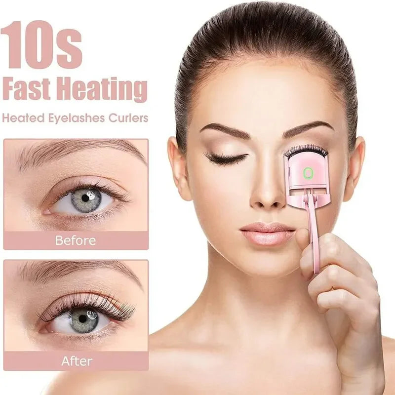 Electric Heated Thermal Eyelash Curler - Bforbazaar