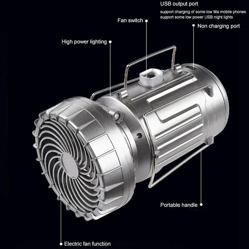 3 IN 1 Portable Camping Lights Solar Powered - Bforbazaar