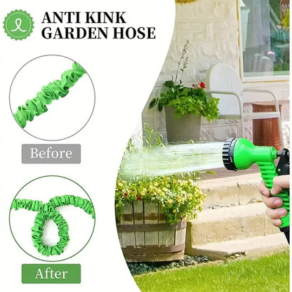 Expandable Magic Hose & High-Pressure Car Wash With 7 Water - Bforbazaar