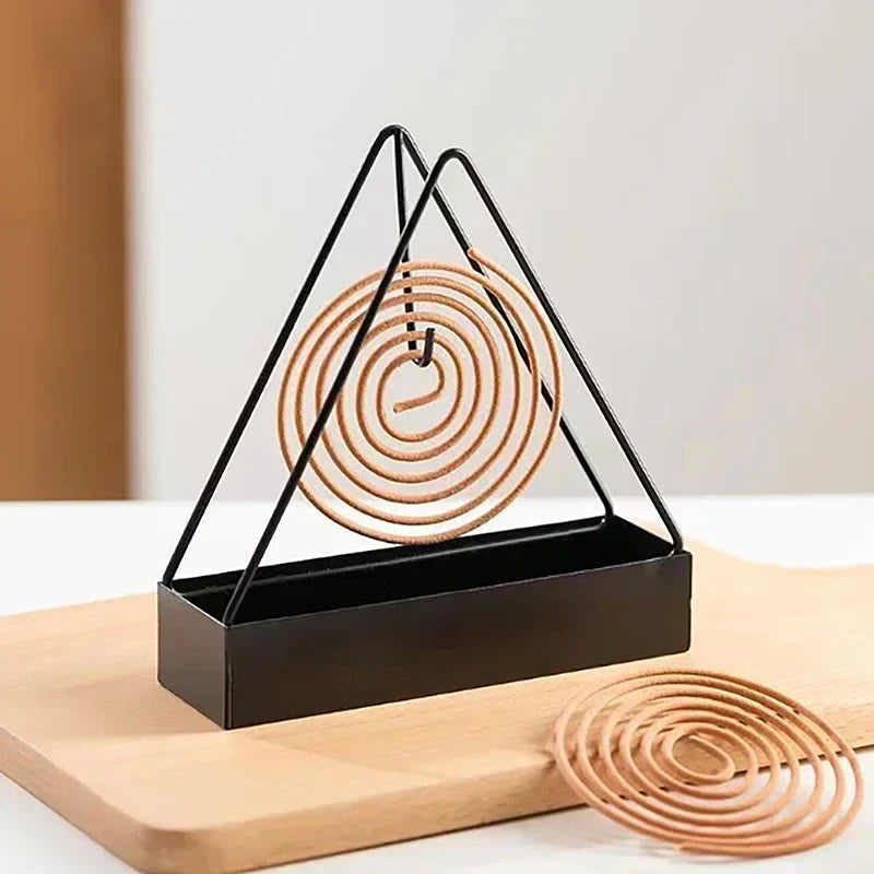 Iron Mosquito Coil Holder & Modern Repellent Incense Rack - Bforbazaar