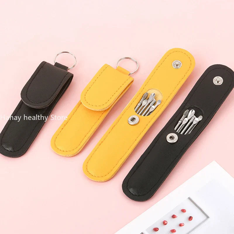 Ear Cleaner & Earpick Wax Remover Curette & Cleaner Kit For SelfCare - Bforbazaar