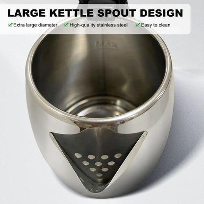 2L Stainless Steel Electric Kettle - Bforbazaar