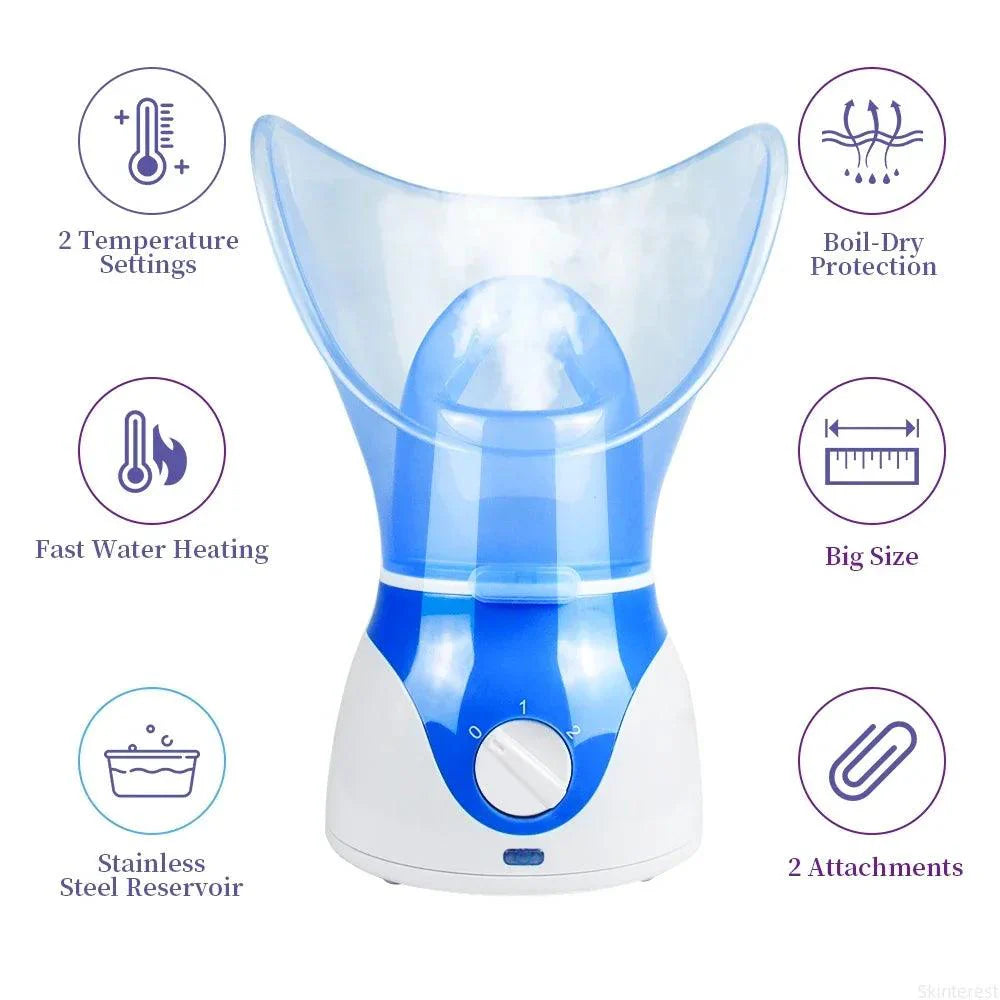 Facial Deep Cleaning Steamer Machine - Bforbazaar