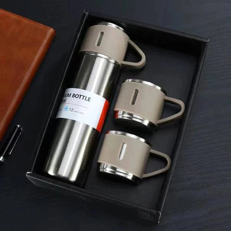 Double-Layer Stainless Steel Vacuum Thermos 500ML - Bforbazaar