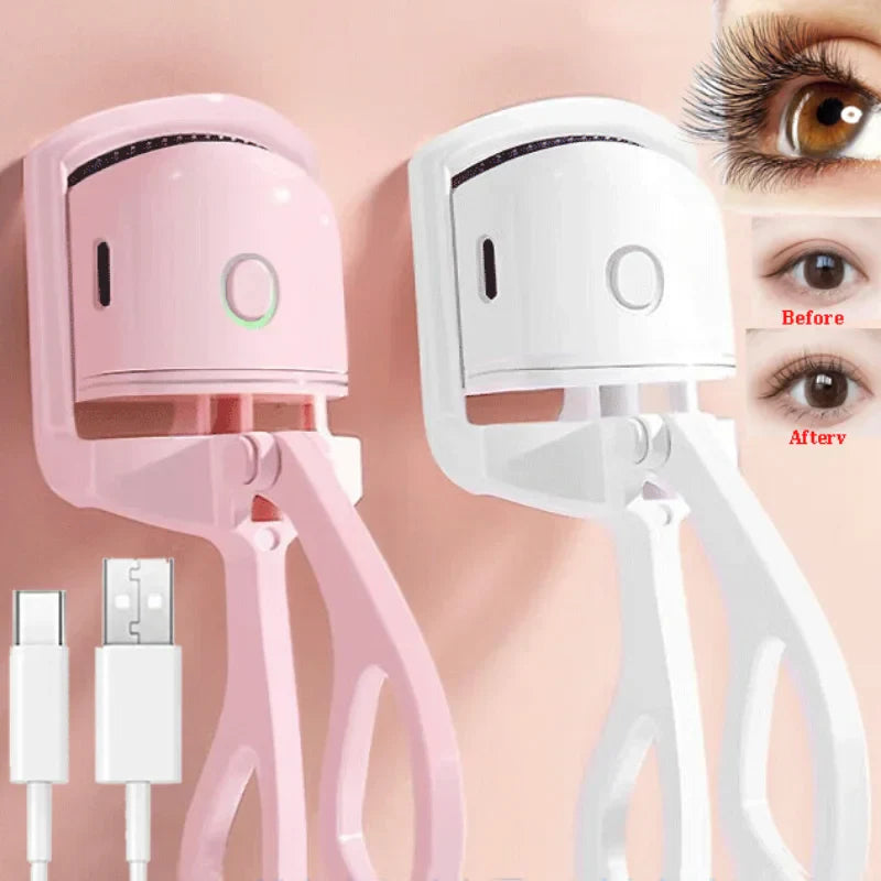 Electric Heated Thermal Eyelash Curler - Bforbazaar