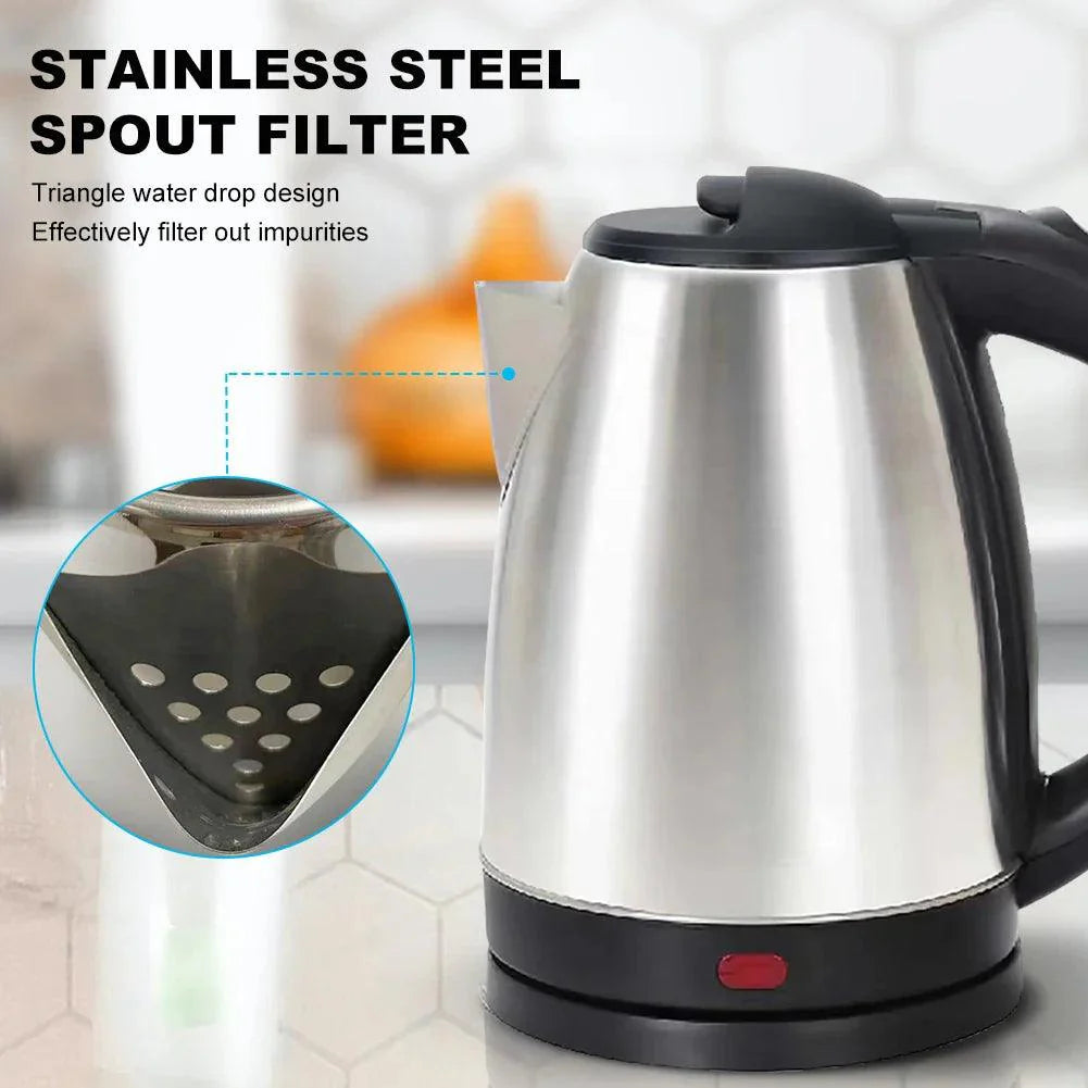 2L Stainless Steel Electric Kettle - Bforbazaar
