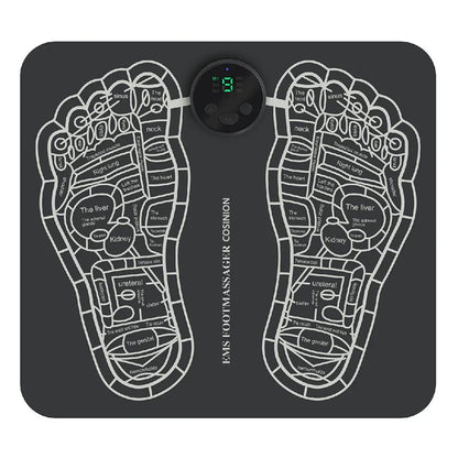 Ems Foot Massager Electric Muscle Stimulator Feet Mat - Bforbazaar