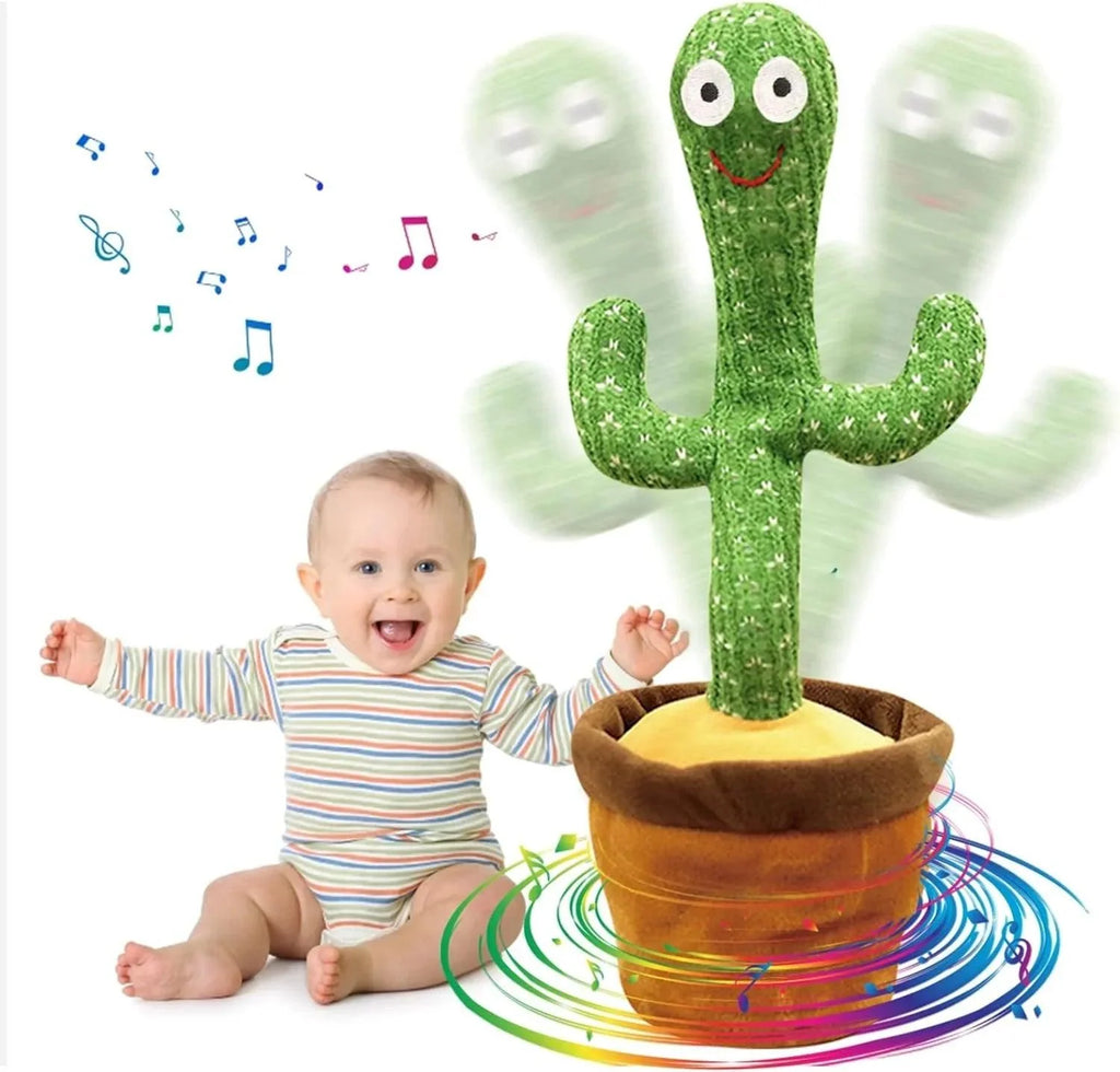 Intelligent Kawaii Cactus Interactive Learning and Musical Toy for Kids - Bforbazaar