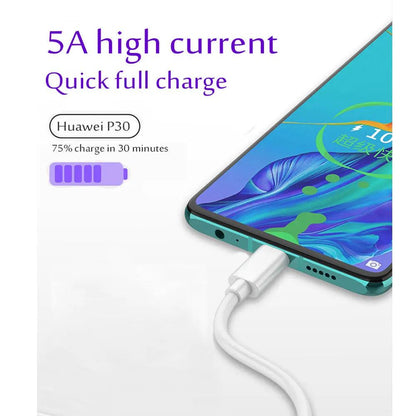 5A Usb Type C Cable Fast Charging - Bforbazaar