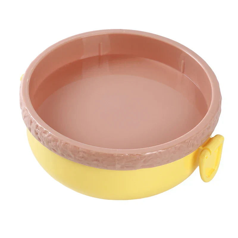 Burger Shape Round Lunch Box For Kids - Bforbazaar