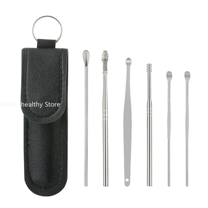 Ear Cleaner & Earpick Wax Remover Curette & Cleaner Kit - Bforbazaar