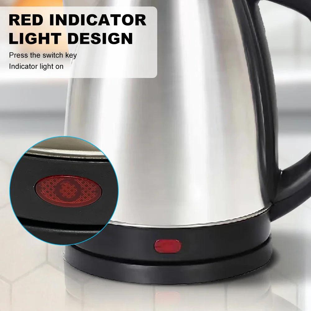 2L Stainless Steel Electric Kettle - Bforbazaar