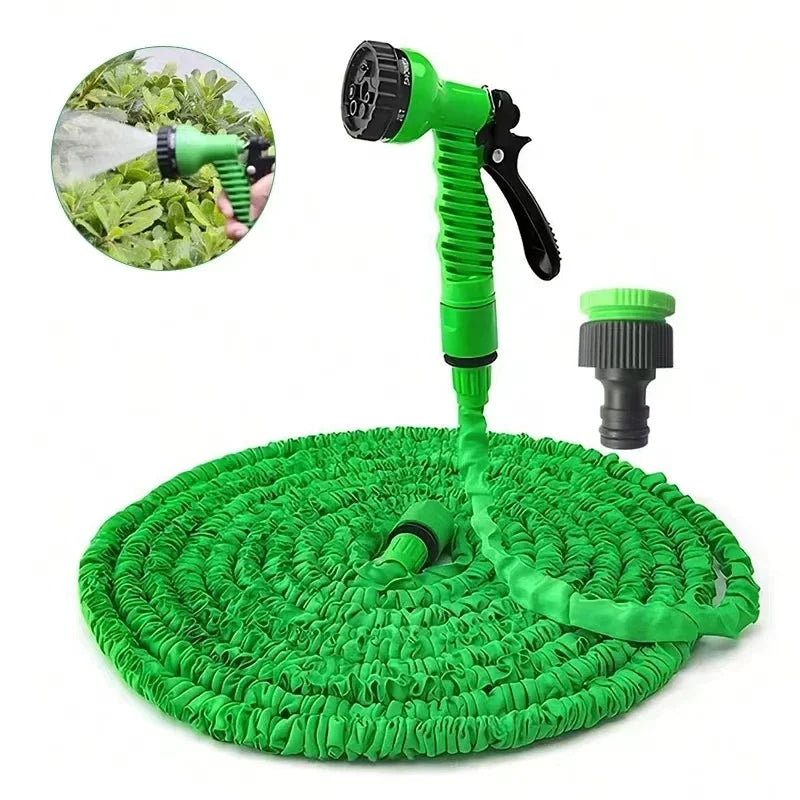 Expandable Magic Hose & High-Pressure Car Wash With 7 Water Spraying Functions - Bforbazaar