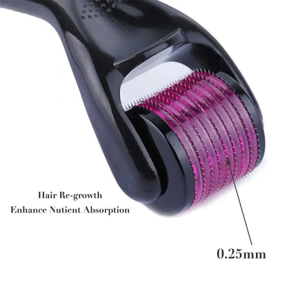 Derma Roller 0.25Mm 540 Titanium Microneedle Roller For Facial Skin - Bforbazaar