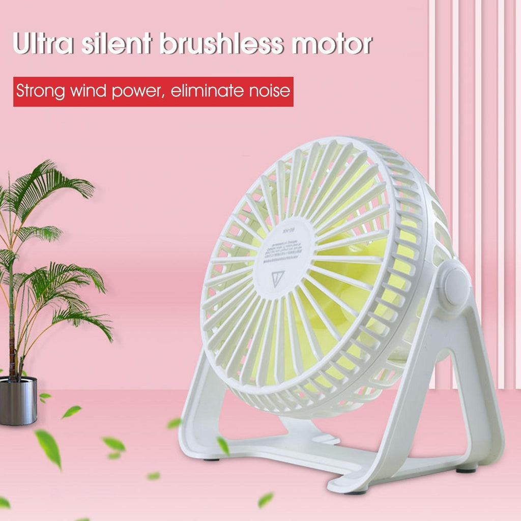 360 Degree Rotatable Quiet Mini Fan - Bforbazaar
