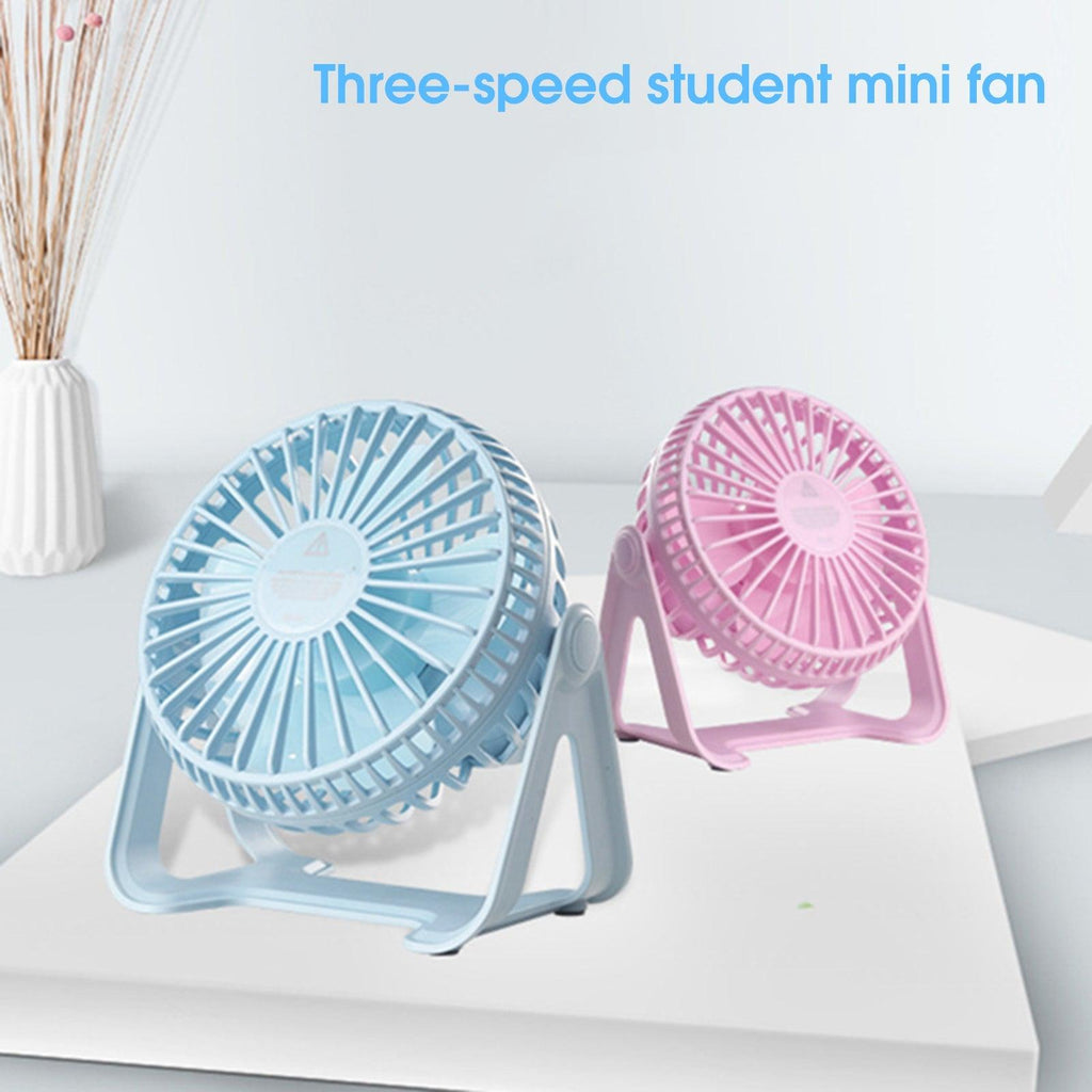 360 Degree Rotatable Quiet Mini Fan - Bforbazaar