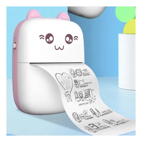 Mini Portable Pocket Thermal Printer (Random Color) - Bforbazaar
