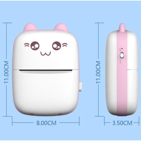 Mini Portable Pocket Thermal Printer (Random Color) - Bforbazaar
