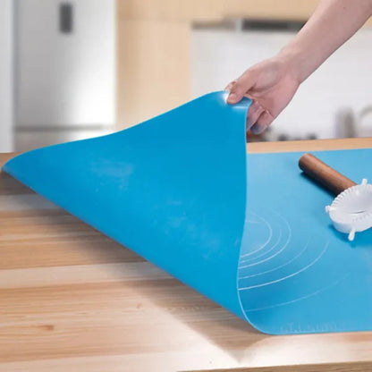 Non-Stick Silicone Baking Roti Mat Large Size With Measurements Heat - Bforbazaar