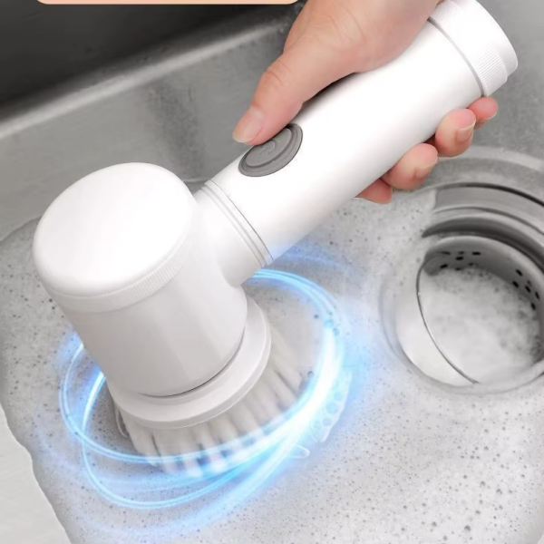 Magic Brush Wireless Rechargeable Cleaning Brush – For Bathtub, Tiles & More (NW000428)