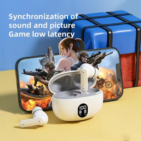 895B Wireless Bluetooth Earbuds - Led Display - Type-C - - Bforbazaar